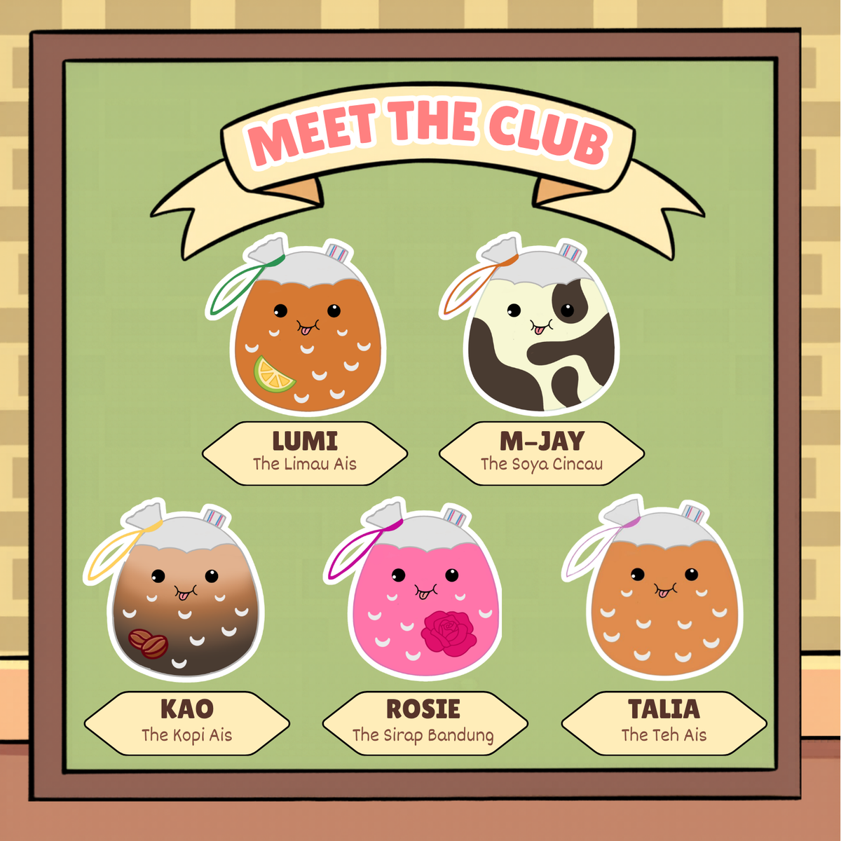 Ikat Tepi Club Mystery Plush Blind Box