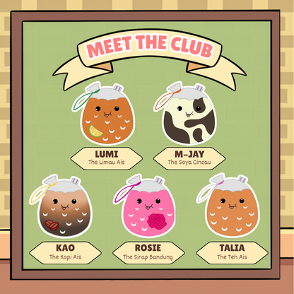 Ikat Tepi Club Mystery Plush Blind Box